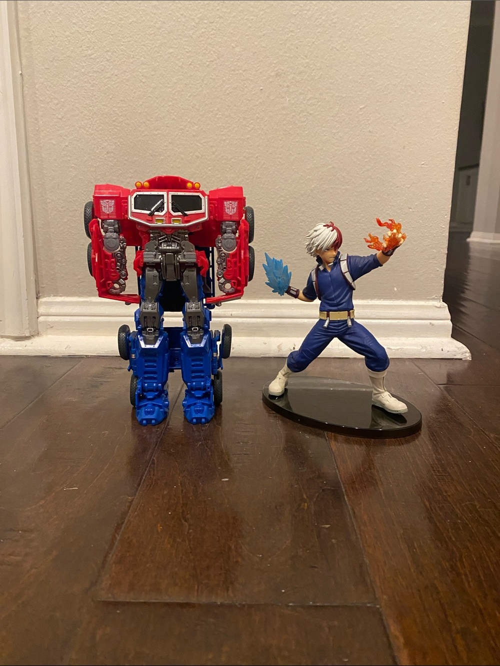 Red & Blue Robot Action Figure - Kids Toys